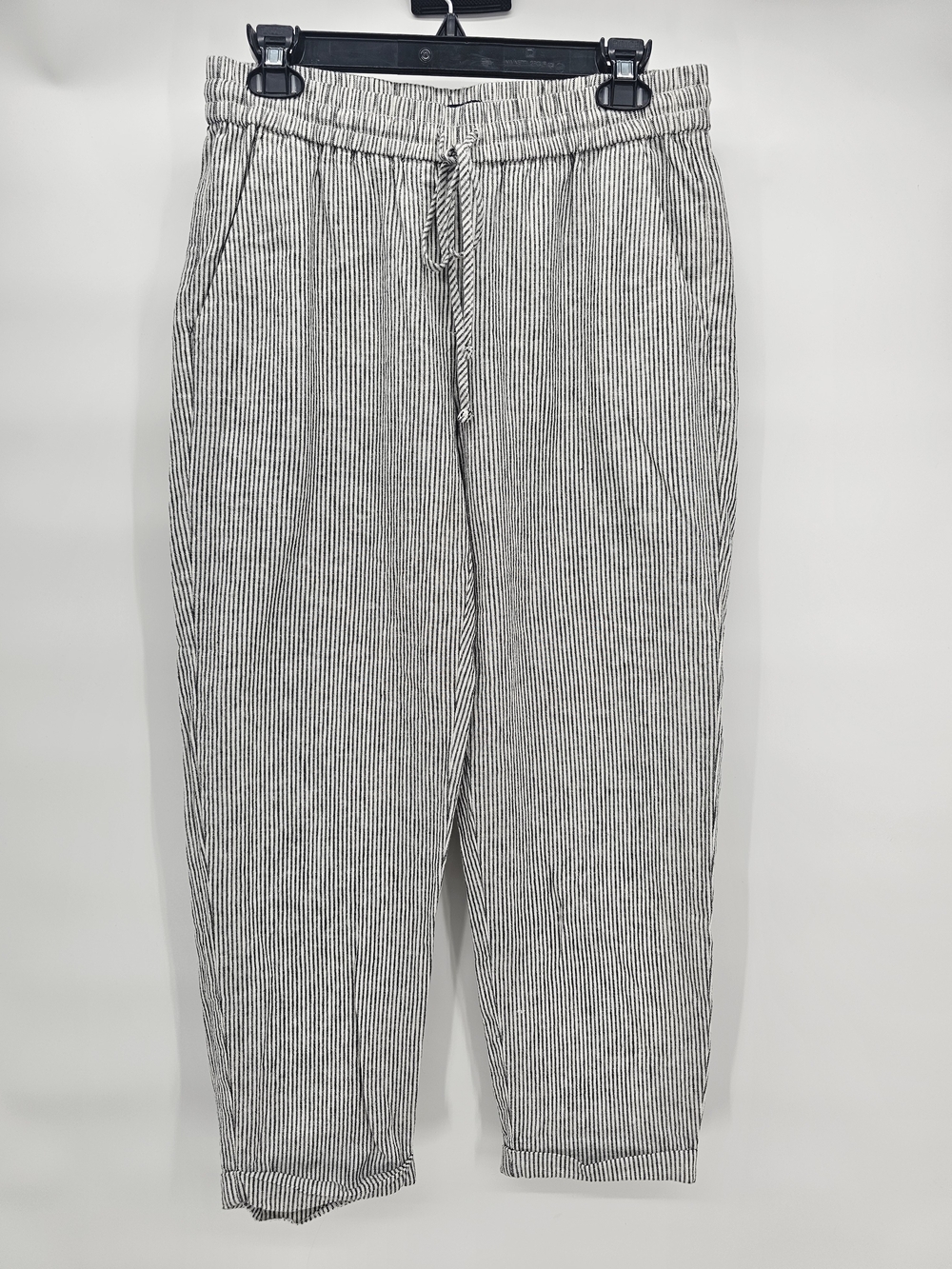 J.Crew Pinstripe Drawstring Pants M